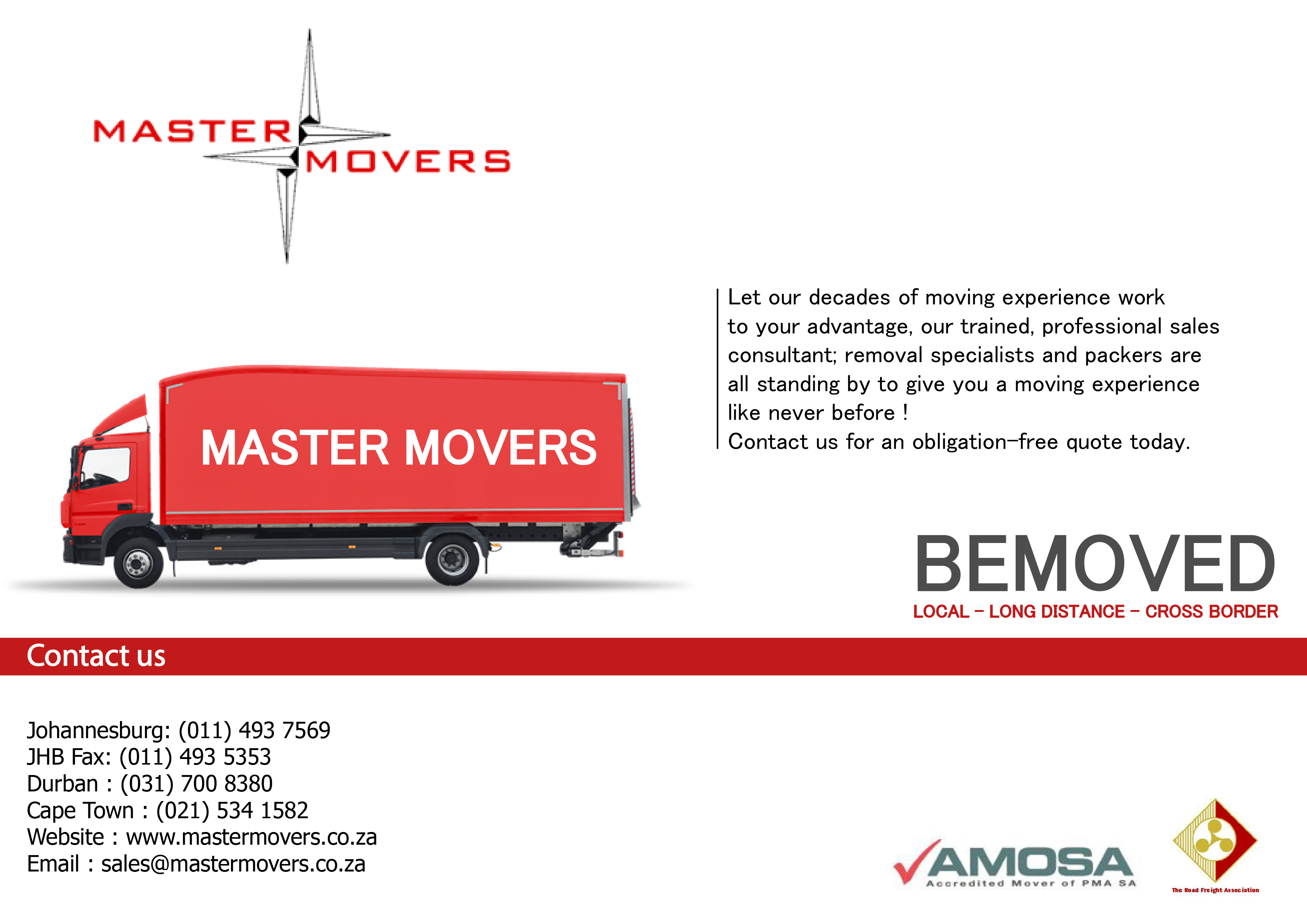 MASTER MOVERS INTER.